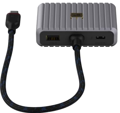 Unisynk 5-porters 8K 100W USB-C hub (grå)