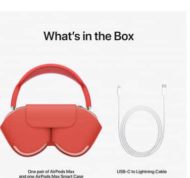 Apple AirPods Max trådløse around-ear hodetelefoner (rosa)