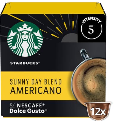 Starbucks Sunny Day Blend av NESCAFÉ Dolce Gusto kaffekapsler (12-pk)