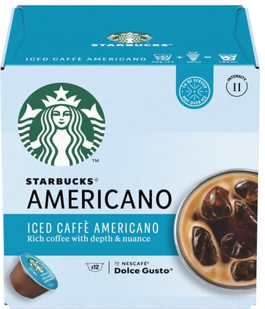 Starbucks Iced Americano kaffekapsler av Nescafé Dolce Gusto 12503192