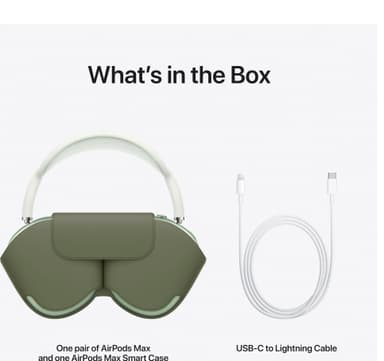 Apple AirPods Max trådløse around-ear hodetelefoner (grønn)