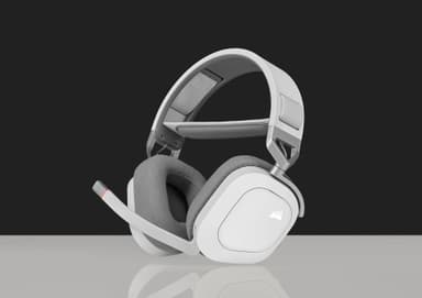 Corsair HS80 Wireless gaming headset (hvit)