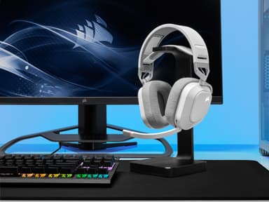 Corsair HS80 Wireless gaming headset (hvit)