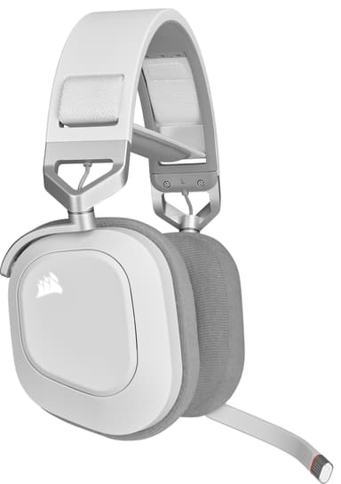 Corsair HS80 Wireless gaming headset (hvit)
