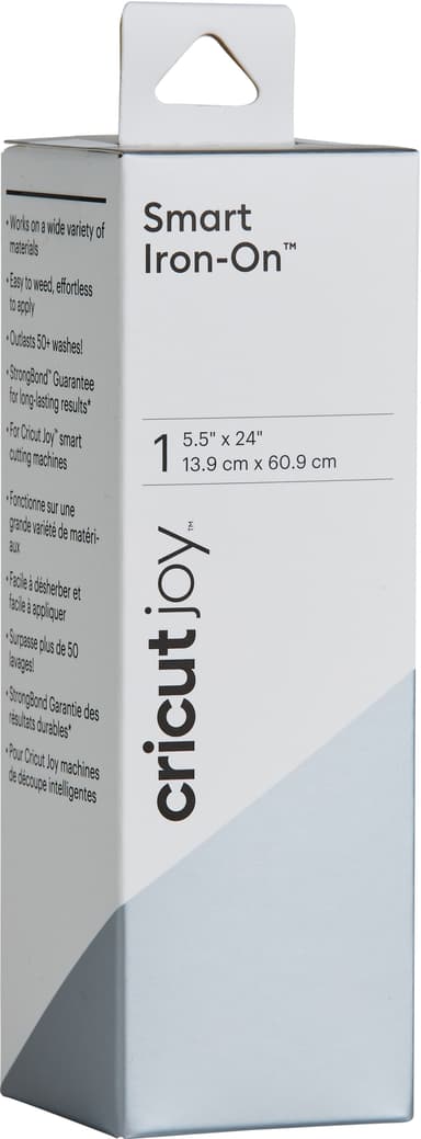Cricut Joy Smart Iron-On strykeark 14 x 60 cm (sølv)