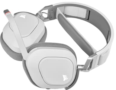 Corsair HS80 Wireless gaming headset (hvit)
