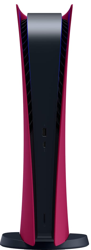 PS5 Digital Edition konsolldeksel (Cosmic Red)