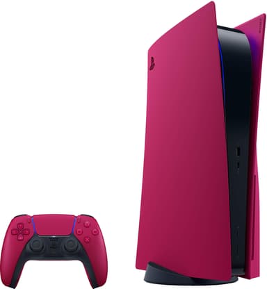 PS5 konsolldeksel (Cosmic Red)