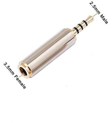 NÖRDIC 3.5mm kvinne til 2,5 mm mannlig lydadapter