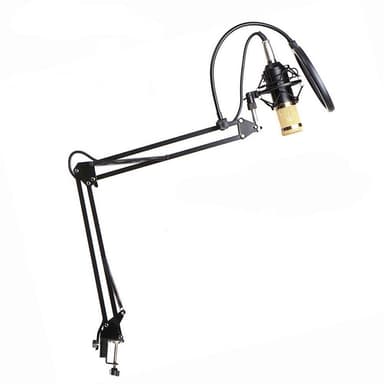 NÖRDIC BM800USB Mikrofon Kit (BM-800) Med Kondensator Mikrofon, Tabellstativ Pop Filter Shock Mount Audio Cable