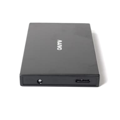 Maiwo K2501CU3 USB 3.1 Gen1 5Gbps Eksternt oppbevaringsskap for 1. 25 SATA HDD SSD 9.5mm Opp til 2TB med støtte for UASP USB-kabel inkludert