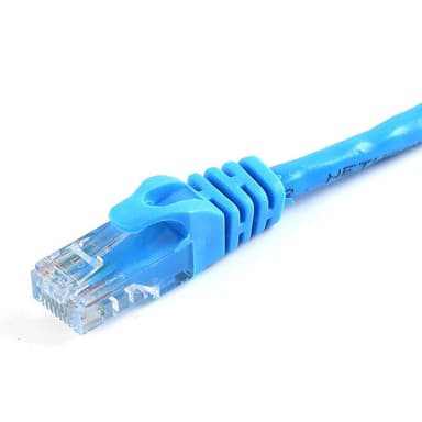 NÖRDIC Cat6 U / UTP Network Cable 2M 250MHz Båndbredde og 10Gbps Transmission Rate Blue