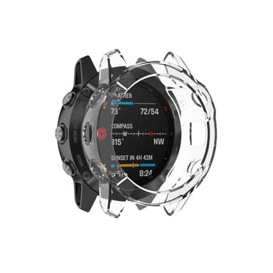 Beskyttelsesdeksel som er kompatibelt med Garmin Fenix 6/6 Pro TPU Clear