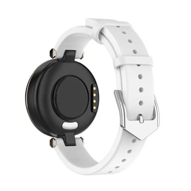 Garmin Lily armbånd ekte skinn Hvit