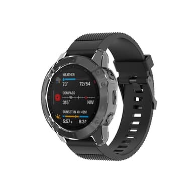 Beskyttelsesdeksel som er kompatibelt med Garmin Fenix 6/6 Pro TPU Clear