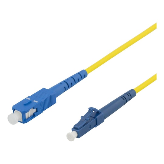 deltaco OS1/2 Fiber cable, LC - SC, 9/125, singlemode, LSZH, 5m