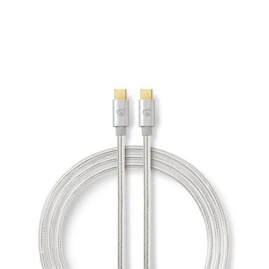 USB 3.1 GEN 2 Sync, Lade- og AV-Støttekabel | Gullbelagt 1,0 m | USB-Câ„¢ Hann til