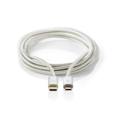 USB 2.0-Kabel for synkronisering og lading | Gullbelagt 2,0 m | USB-Câ„¢ Hann til