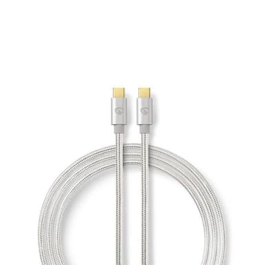 USB 3.1 GEN 2 Sync, Lade- og AV-Støttekabel | Gullbelagt 1,0 m | USB-Câ„¢ Hann til
