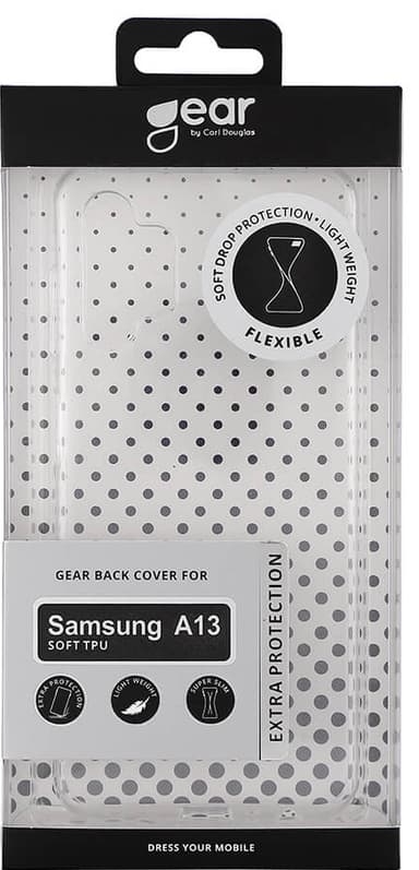 Gear TPU mobildeksel til Samsung Galaxy A13 5G/A04s (gjennomsiktig)