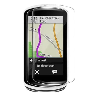 2-Pak Herdet glass skjermbeskytter Garmin Edge 1030 Plus