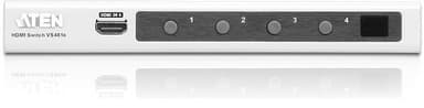 aten VS481B, HDMI switch, 4 inputs - 1 output, UHD/4K, silver