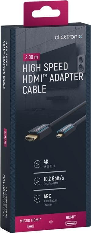 HDMI ""til Micro HDMI"" adapterkabel