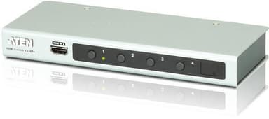 aten VS481B, HDMI switch, 4 inputs - 1 output, UHD/4K, silver