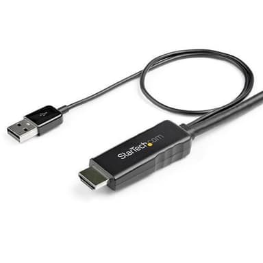 StarTech.com 2 m HDMI till DisplayPort-kabel - 4K 30 Hz, 2 m, HDMI Typ A (standa