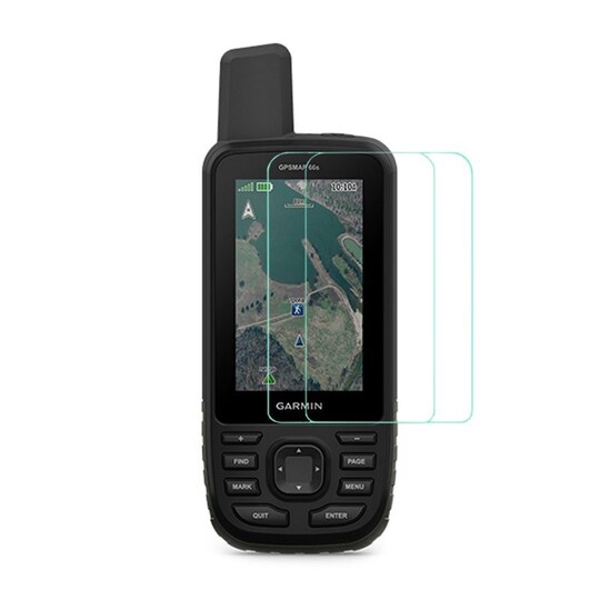 2-Pak Herdet glass skjermbeskytter Garmin GPSMAP 66s