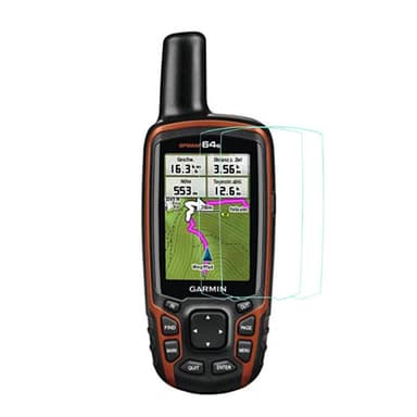 2-Pak Herdet glass skjermbeskytter Garmin GPSMAP 64s