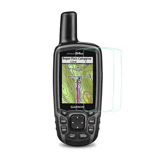 2-Pak Herdet glass skjermbeskytter Garmin GPSMAP 64st