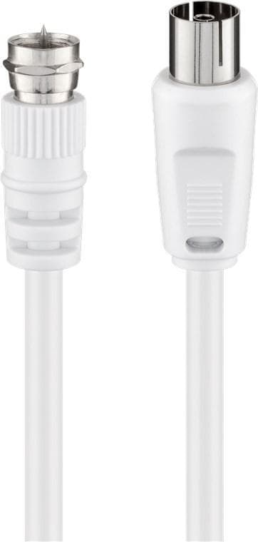 Goobay SAT/antenneadapterkabel (<70 dB), 2x skjermet