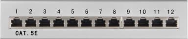 Goobay CAT 5e Mini/Desktop Patch Panel, 12 Ports