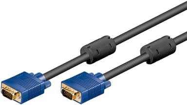 Goobay Full HD SVGA-skjermkabel, gullbelagt