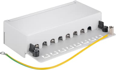 Goobay CAT 5e mini / skrivebordstilkoblingspanel, 8 porter