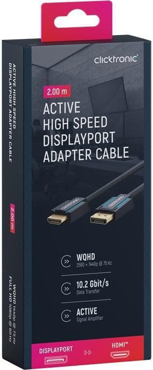 Adapterkabel for aktiv Displayport til HDMI""