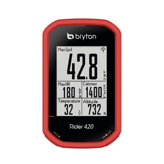 Silikon deksel Bryton Rider 420 E - Rød