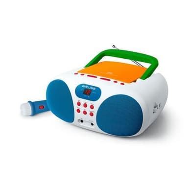 MD-203 KB Radio player FM with CD Aux Mic. Multi
