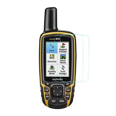 2-Pak Herdet glass skjermbeskytter Garmin GPSMAP 64