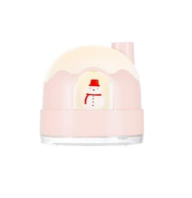 Luftfukter snømann 350 ml Rosa