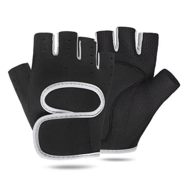 Halvfingerhansker for håndleddsbeskyttelse Svart / grå (L)