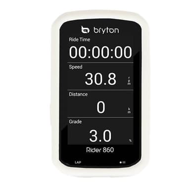 Silikon deksel Bryton Rider 860 T - Hvit