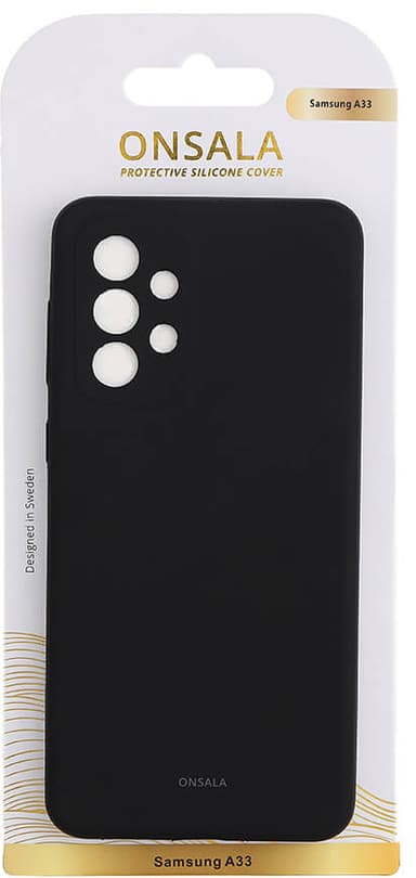 Onsala Silicone deksel til Samsung Galaxy A33 (sort)