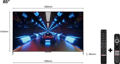 TCL 85" C735 4K QLED TV (2022)
