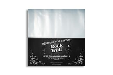 Plastlommer LP i klar plast, myk (ytre konvolutt) 12"x100