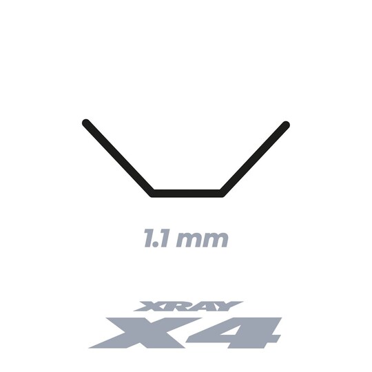 XR-302821 X4 Anti-Roll Bar - Front 1.1mm
