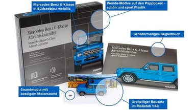 Franzis Mercedes-Benz G-Class Adventskalender