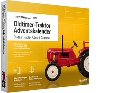 Franzis Porsche-Oldtimer Traktor Adventskalender