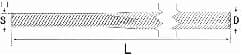 TFL Flex Axle - 345mm / Ø6.35